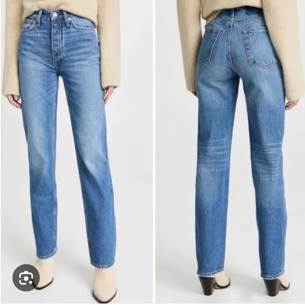 Rag & Bone Alex High-Rise Straight Jeans